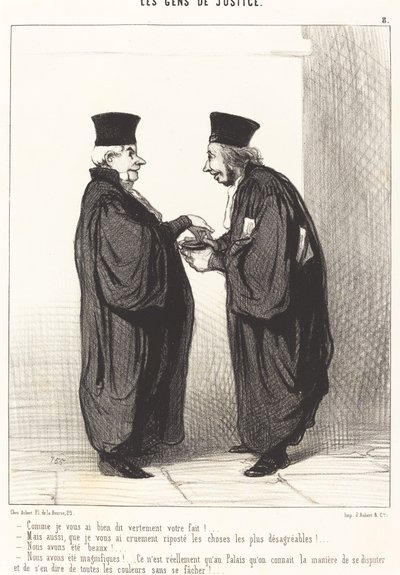 Som jeg fortalte dig, er du færdig! af Honoré Daumier