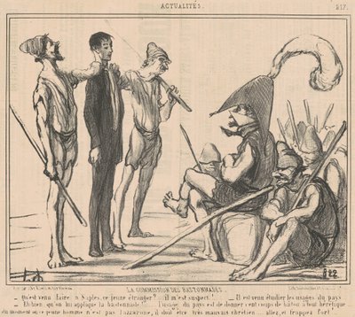 Caning Commission af Honoré Daumier