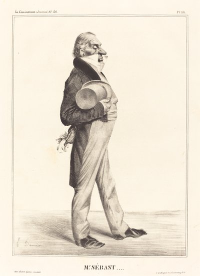 Grev Horace Sebastiani af Honoré Daumier