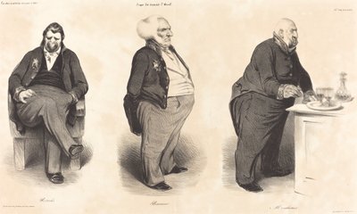 Greve Portalis - hertug af Bassano - greve af Montlosier af Honoré Daumier