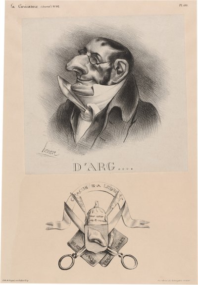 Greve af Argout af Honoré Daumier