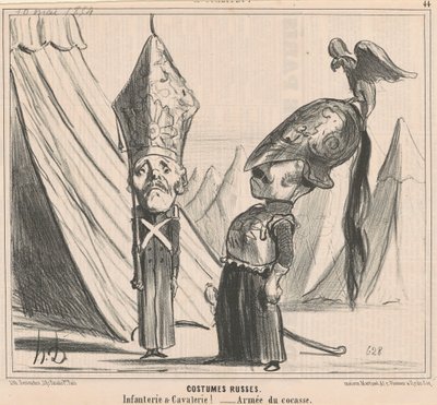 Kostumer russ af Honoré Daumier