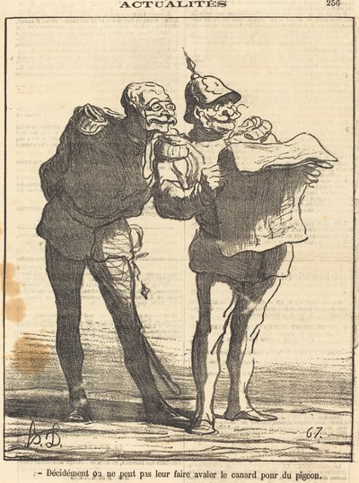 Det kan vi åbenbart ikke... af Honoré Daumier