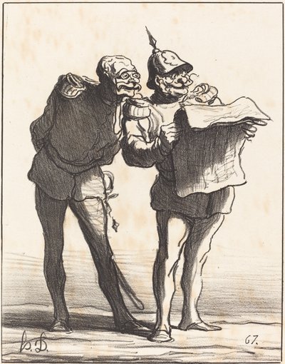Det kan vi åbenbart ikke... af Honoré Daumier