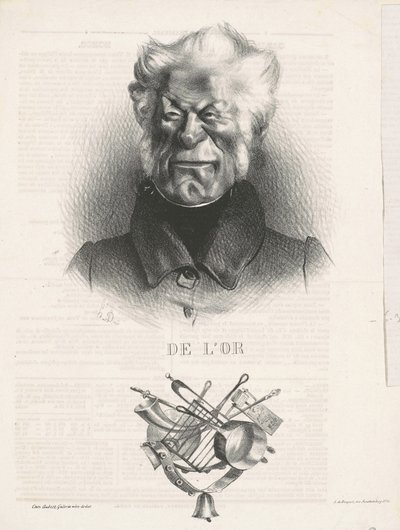 Guld (J. -Ant. -Adrien Delort) af Honoré Daumier