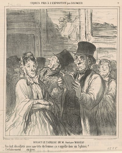 Foran maleriet af M. G. Moreau af Honoré Daumier