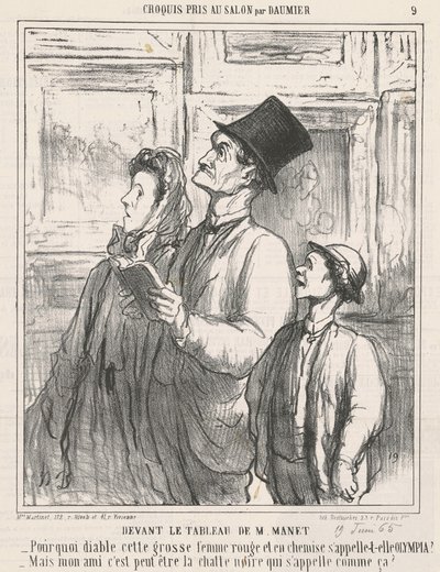 Foran M. Manets maleri af Honoré Daumier