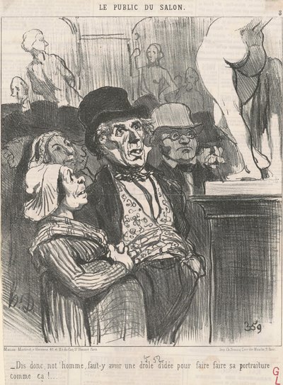 Sig, vores mand, skal... af Honoré Daumier