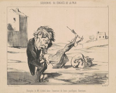 Disciple af M. Cobden af Honoré Daumier
