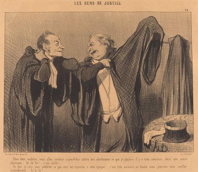 Sig, bror, du vil støtte... af Honoré Daumier