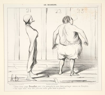 Sig det, far Drouillet, med ca af Honoré Daumier