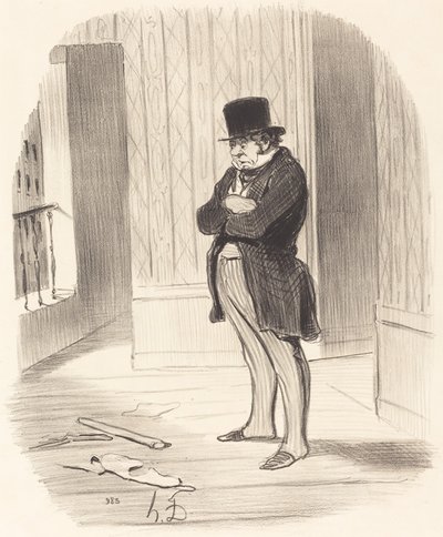 Flyttet!... af Honoré Daumier