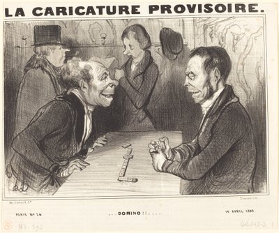 Domino!! af Honoré Daumier