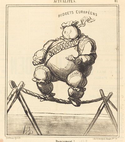 Forsigtigt! af Honoré Daumier