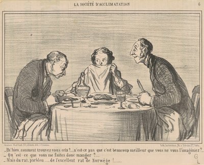 Hej! Nå, hvordan finder du det? af Honoré Daumier
