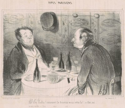 Jamen smart! hvordan finder du denne! af Honoré Daumier