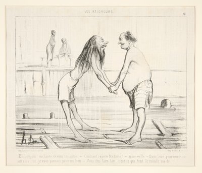 Hej hej! dejligt at møde dig af Honoré Daumier