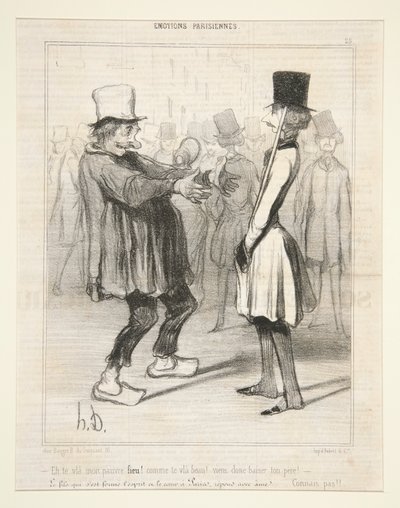 Øh, de er med af Honoré Daumier