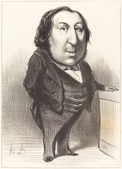 Emmanuel Arago af Honoré Daumier