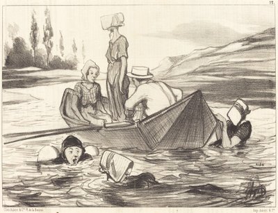 I fuldt vand af Honoré Daumier