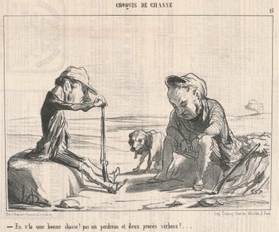 Her er en god jagt! ... af Honoré Daumier