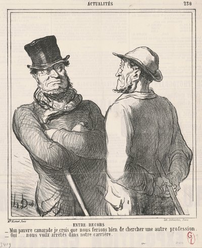 Mellem minder af Honoré Daumier