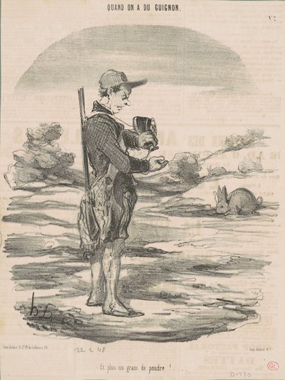 Og ikke et gran pulver! ... af Honoré Daumier