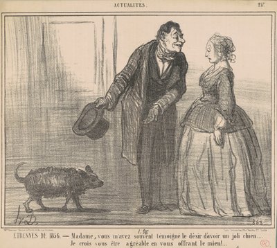 Gaver fra 1856 ... af Honoré Daumier