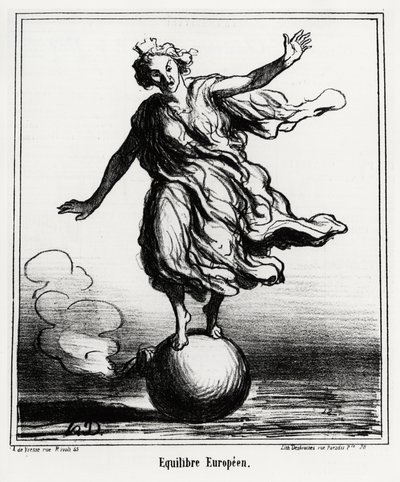 europæisk balance. Illustration d