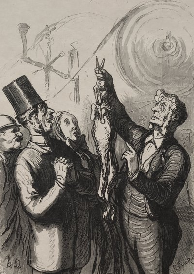 Verdensudstilling: om ti minutter har du en gibelotte og en hat af Honoré Daumier