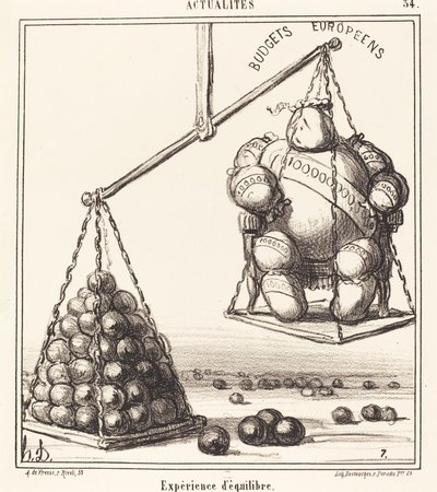 Balanceoplevelse af Honoré Daumier
