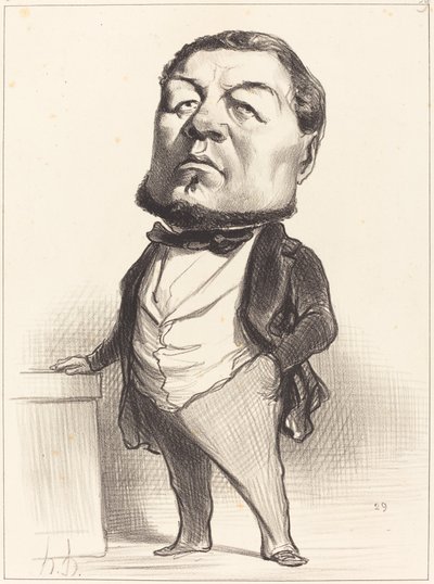 F.J. Ducoux af Honoré Daumier