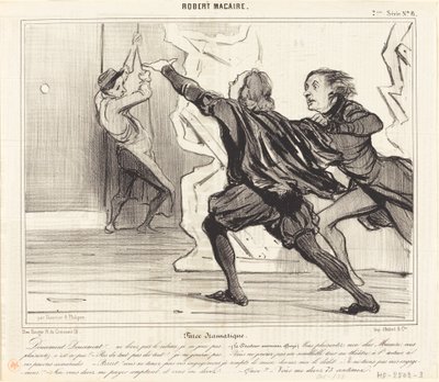 Dramatisk farce af Honoré Daumier