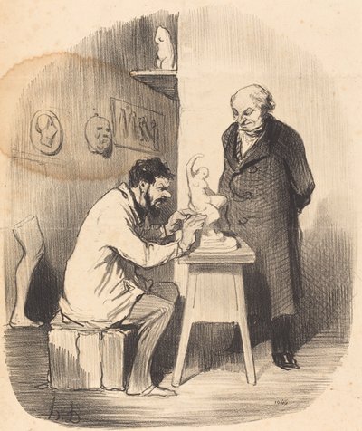 Jeg bliver nødt til at få dig til at gøre det en dag... af Honoré Daumier