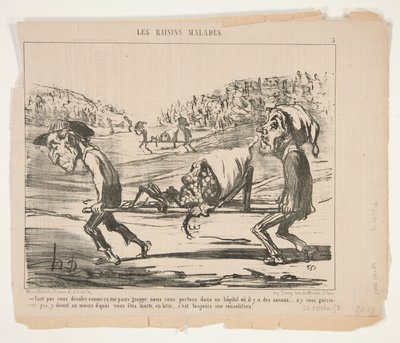Du må ikke være sådan ked af det, mine stakkels af Honoré Daumier