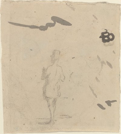 Figur af en mand af Honoré Daumier