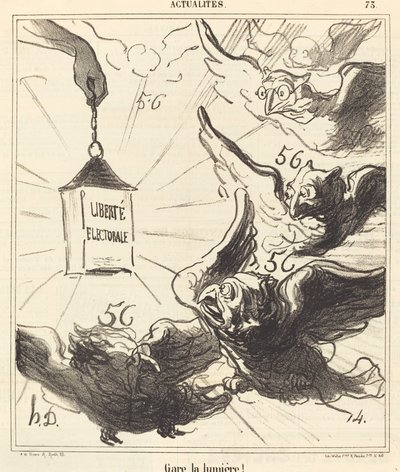 Parker lyset! af Honoré Daumier