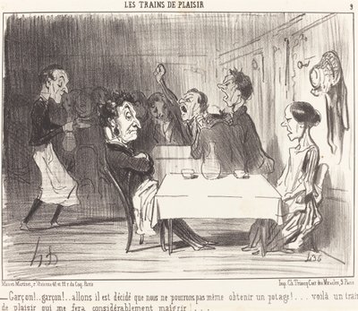Dreng!... dreng!... lad os gå, det er besluttet... af Honoré Daumier