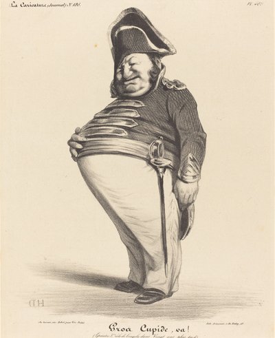 Store Amor, gå! af Honoré Daumier