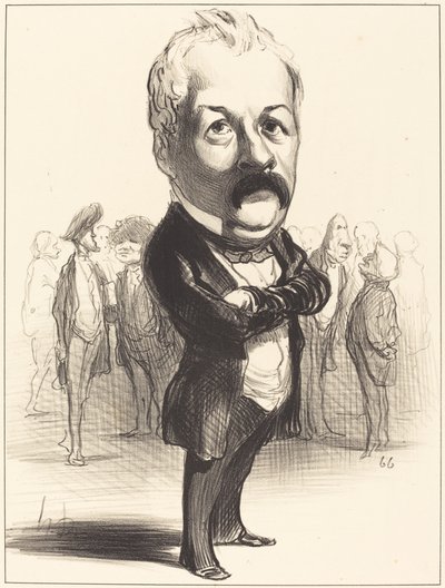 Gustave Sautayra af Honoré Daumier