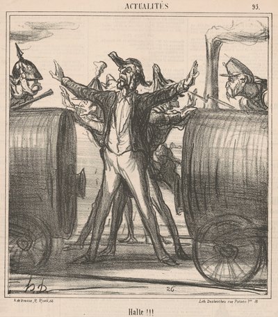 hold op!!! af Honoré Daumier