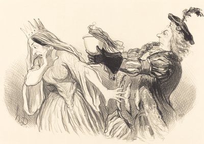 Hamlet af Honoré Daumier