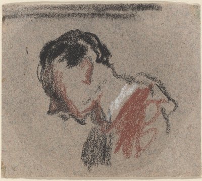 Hoved af en mand af Honoré Daumier
