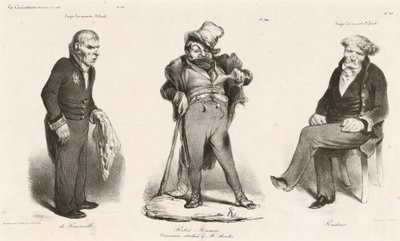 Huguet de Sémonville - Robert Macaire (Thiers) - Grev Roederer af Honoré Daumier
