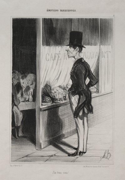 Jeg har tre Sous! af Honoré Daumier