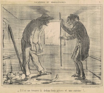 Du skal finde mig... tre stykker... af Honoré Daumier