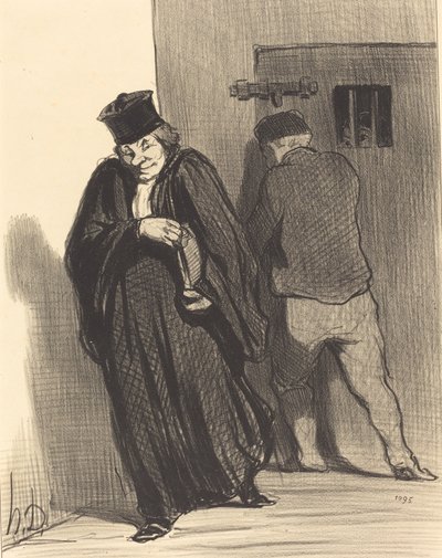 Det ser ud til... at min fyr er en stor slyngel... af Honoré Daumier