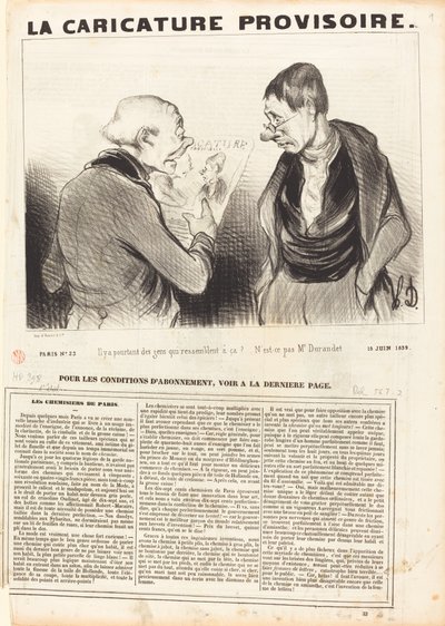 Men der er folk, der ser sådan ud! af Honoré Daumier