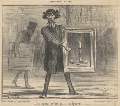 De nægtede mig at... af Honoré Daumier