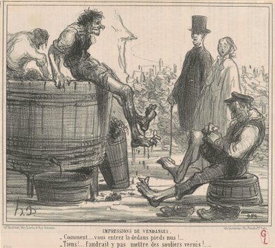 Høst indtryk af Honoré Daumier